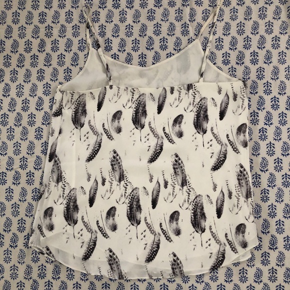 RW&Co. feather print camisole - Picture 2 of 3